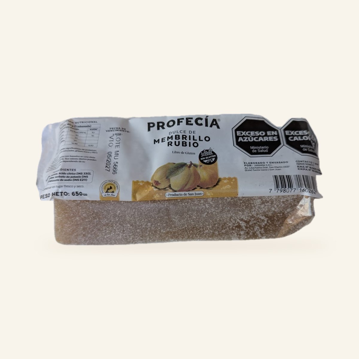 Membrillo rubio en pan Profecía